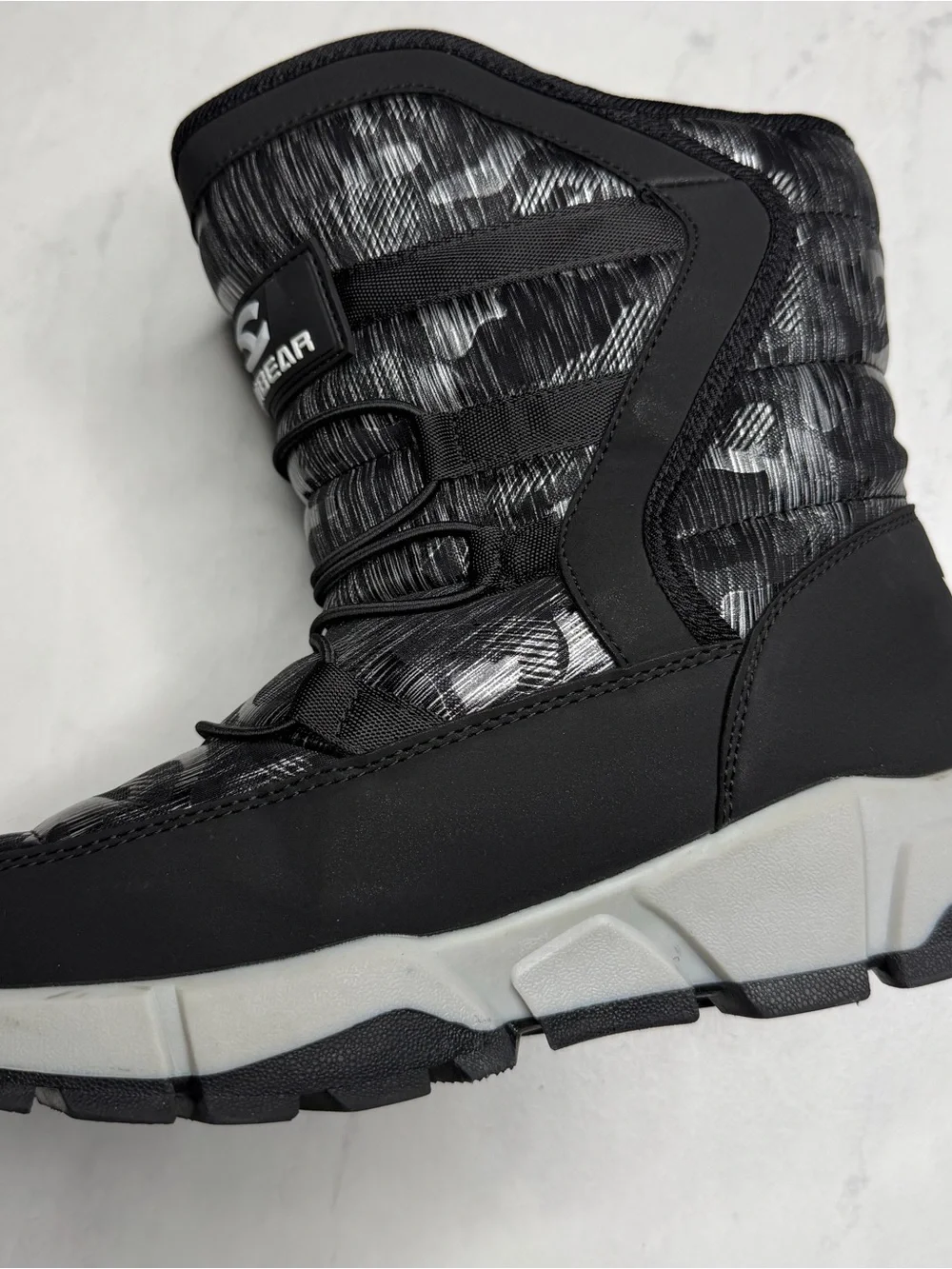 Hobibear Kids' Black Winter Rain & Snow Boots